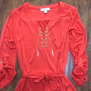 Michael Kors burnt orange dress